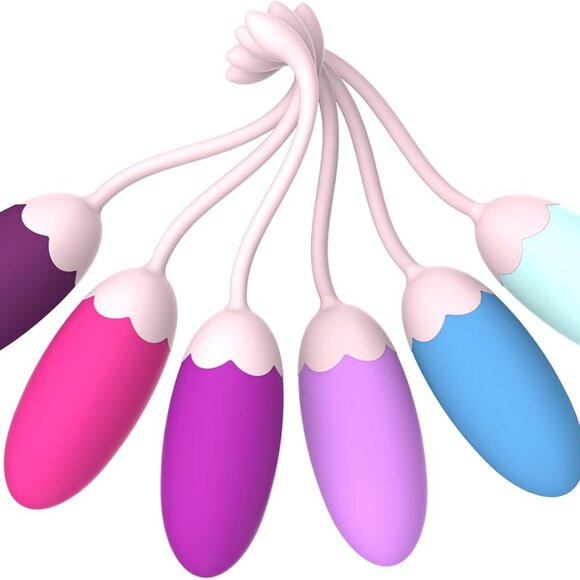 Kegel Exercise System–Pelvic Floor Strengthening with 6 Premium Silicone Weights